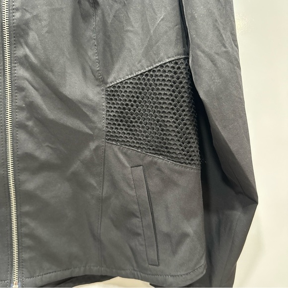 Chicos Zenergy Neema Mesh Jacket‎ Full Zip Black Womens Size1 US M - Picture 6 of 8